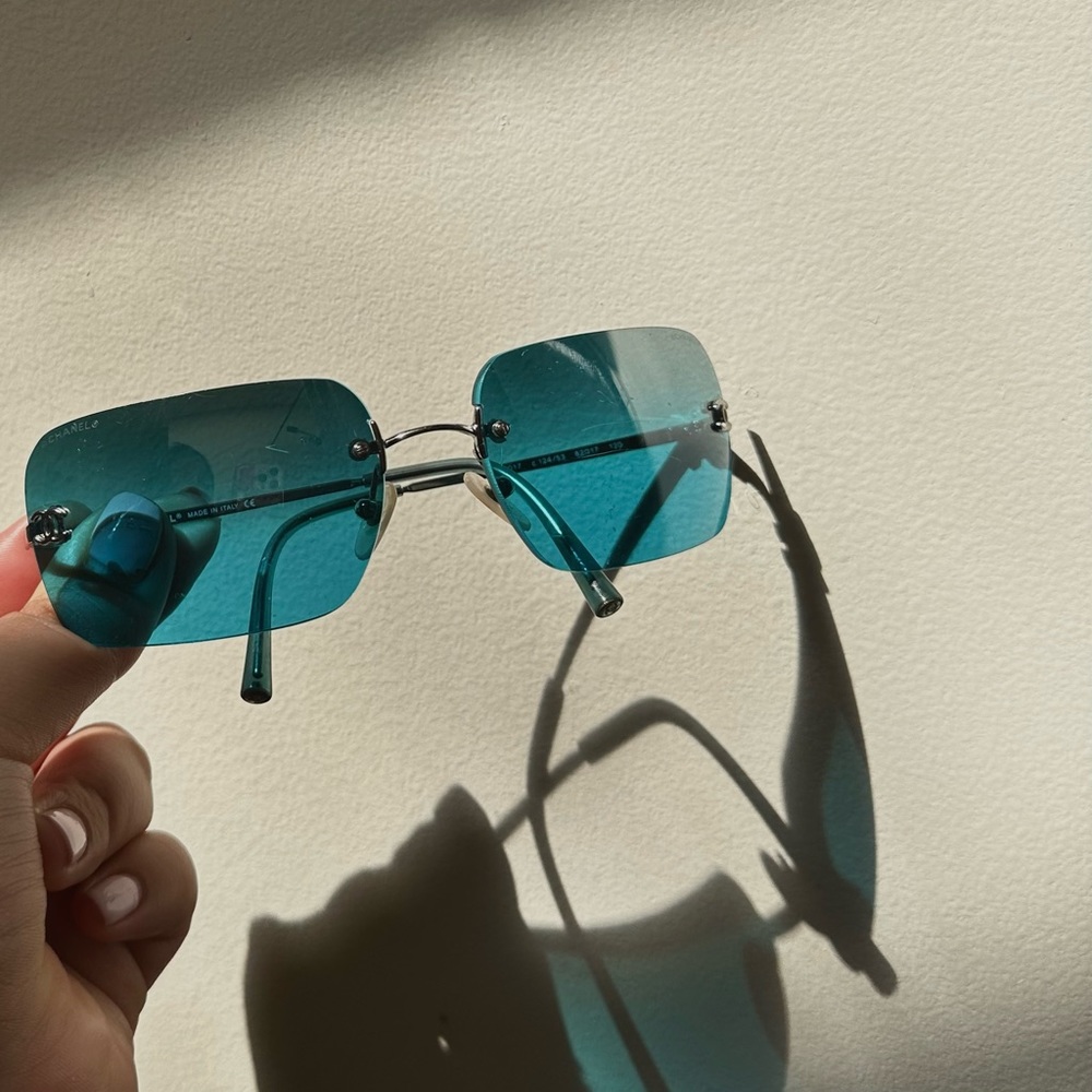 Rare blue Chanel sunglasses